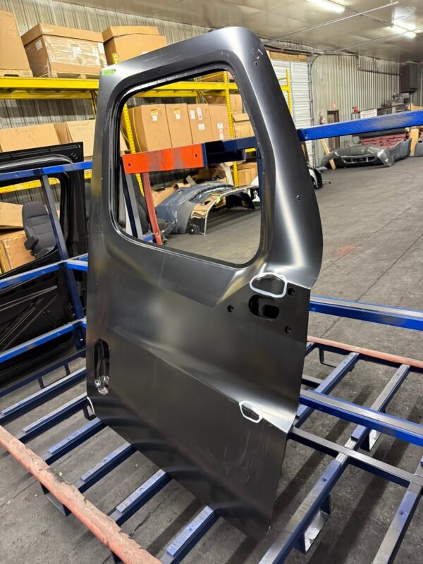 Freightliner Cascadia RH Door Shell W/ Blind Spot Mirror + Weather Deflector Holes - Image 2