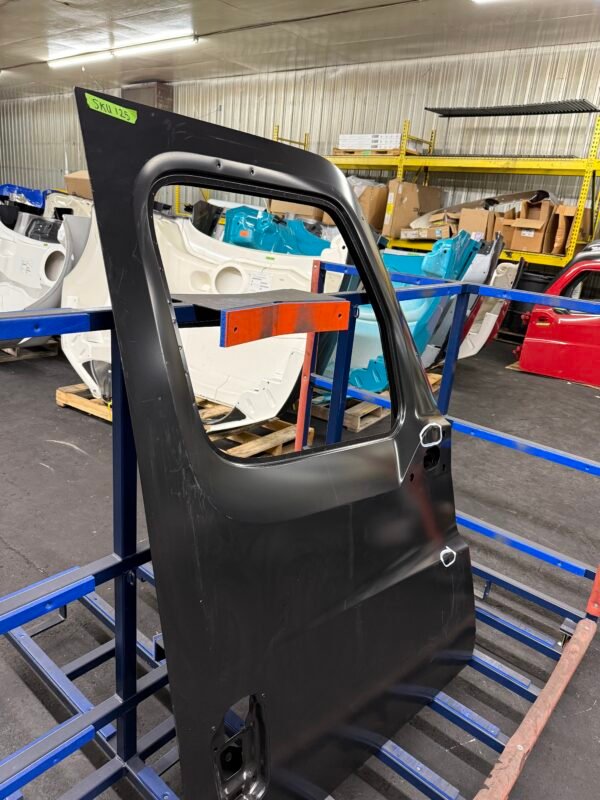 Freightliner Cascadia RH Door Shell W/ Blind Spot Mirror + Weather Deflector Holes - Image 6