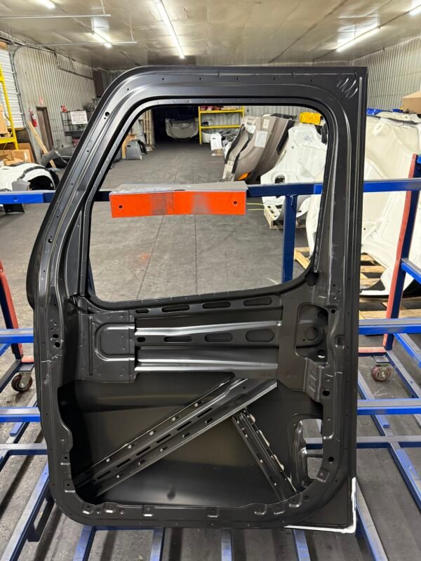 Freightliner Cascadia RH Door Shell W/ Blind Spot Mirror + Weather Deflector Holes - Image 7