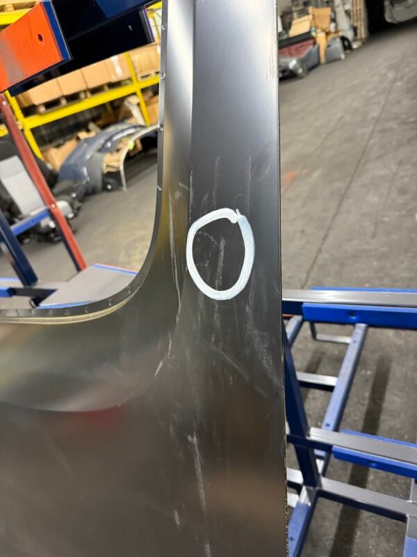 Freightliner Cascadia LH Door Shell W/ Weather Deflector Holes - Image 3