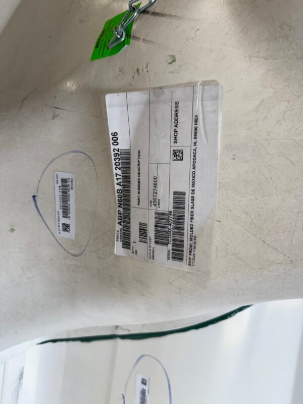 Freightliner Cascadia 126 White Hood Shell A17-20392-006 - Image 10