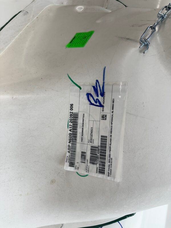 Freightliner Cascadia 126 White Hood Shell A17-20392-006 - Image 12